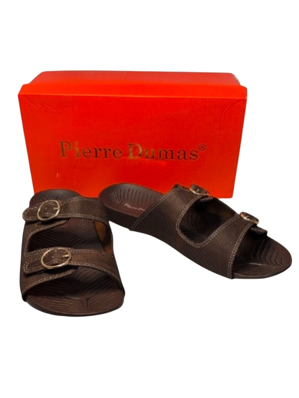 Pierre Dumas Bedrock -2 Orthotic Slides w/Adjustable Straps Size 11